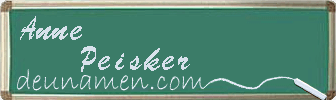 Anne Peisker Visitenkarte